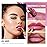 Oulac Moisture Mauve Pink Lip Gloss - 2 in 1 Shimmer Lipstick & Lip Balm, Long Lasting Hydrating, Juicy & Glossy finish, Smooth for Dry, Cracked and Chapped Lips, Vegan 2.2g/0.07oz (S04)