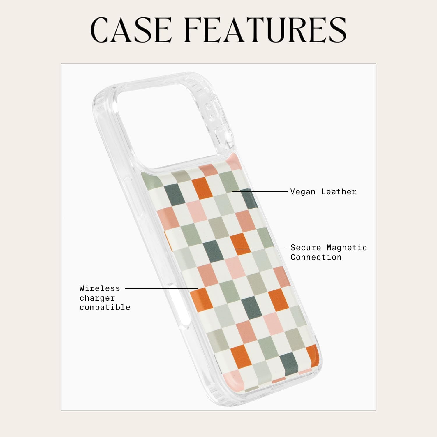 Walli Cases for iPhone 17 Pro Max Aesthetic Magnetic Phone Case Compatible Magnetic Wallet & Accessories – Cute, Trendy Vegan Leather Phone Cover fits iPhone 17 Pro Max Series