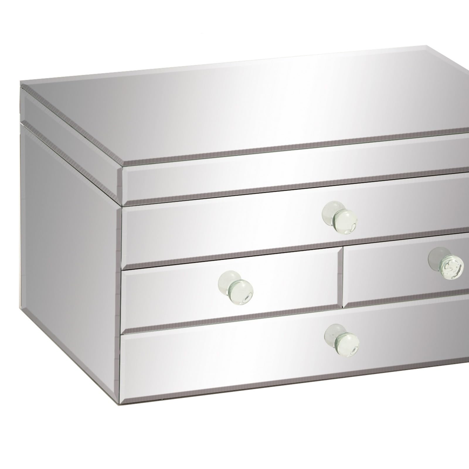 Amazon.com: Urban Designs Legacy Mirrored Glass 3 Drawer
