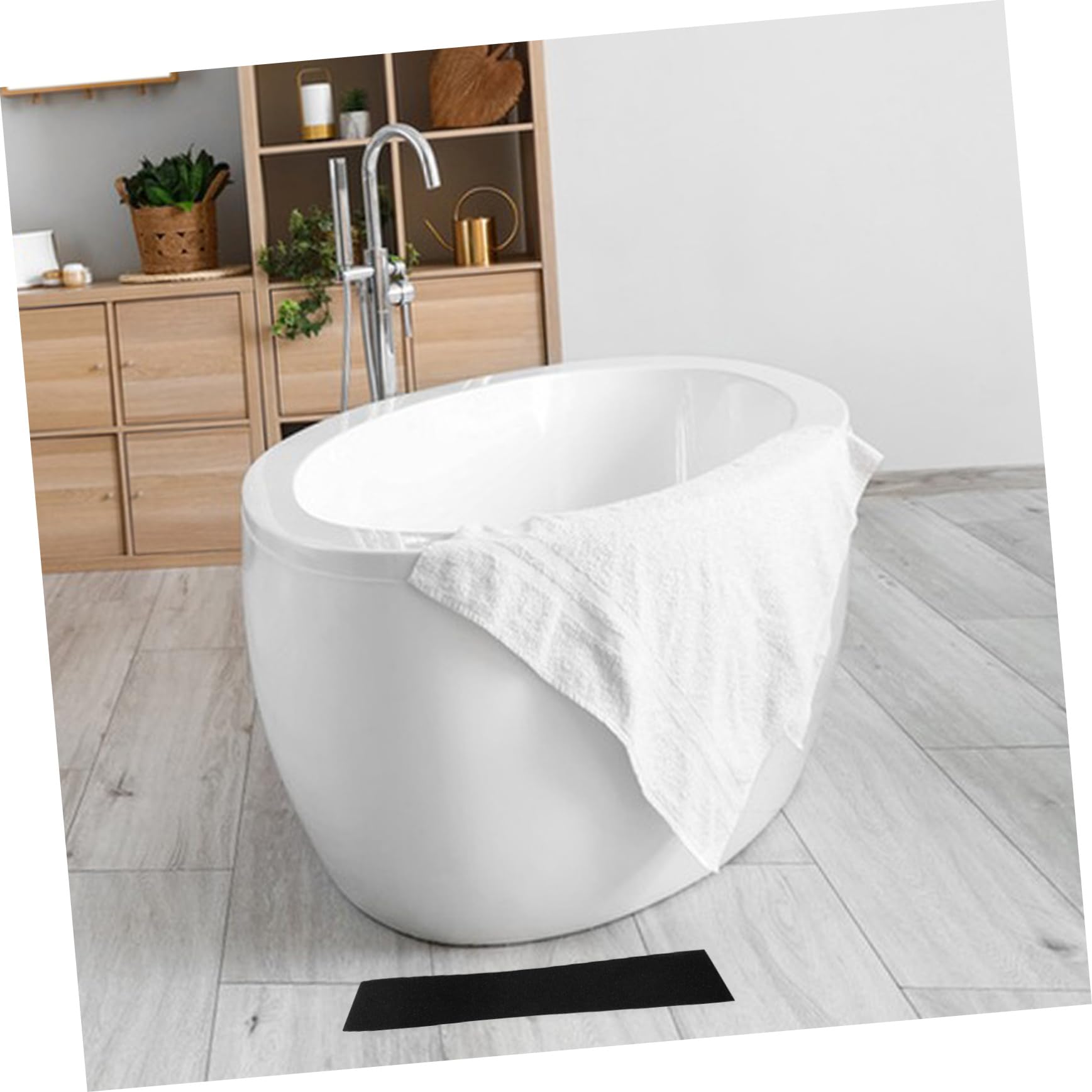 SOLUSTRE Nastro Antiscivolo per Gradini Nero in Pvc, 1 Rotolo | Scale e Pavimenti, Adesivo Forte Tenuta, Installazione Semplice, Uso Versatile ed Esterni