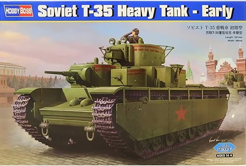 Miniatura 4 de Hobby Boss Tanque pesado temprano soviético T-35