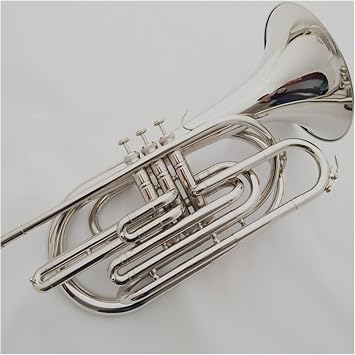 Brass Instrument Marching Trombone B Flat Nickel Silver Alloy Trombone with Accessories Professional Trombone