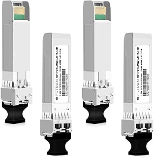 25GBASE-SR SFP28 Optical Transceiver Module Compatible for Ubiquiti UACC-OM-SFP28-SR 25G SFP28 850nm 100m DOM Duplex LC MMF 4 Pack