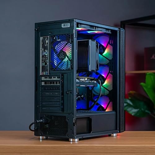 Vista 26 de Skytech Gaming Nebula Gaming PC Desktop – Intel Core i5 13400F 2.5 GHz, NVIDIA RTX 3050, 1TB NVME SSD, 16GB DDR4 RAM 3200, 600W Gold PSU, 11AC