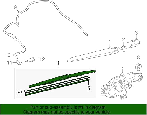 Miniatura 1 de Mazda KD47-67-330 Limpiaparabrisas