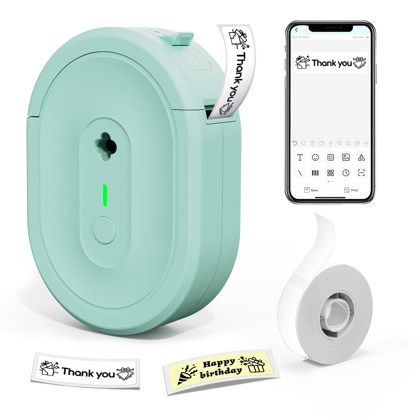 Label Maker Machine with Tape