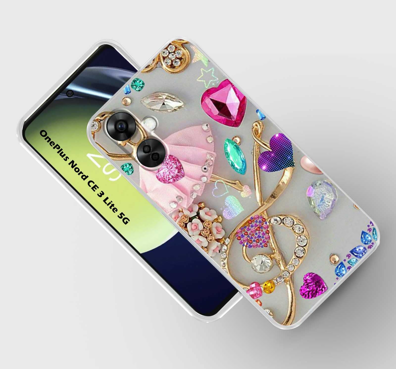 CRAVATION Silicon Mobiles Back Cover for OnePlus Nord CE 3 Lite 5G | Design31