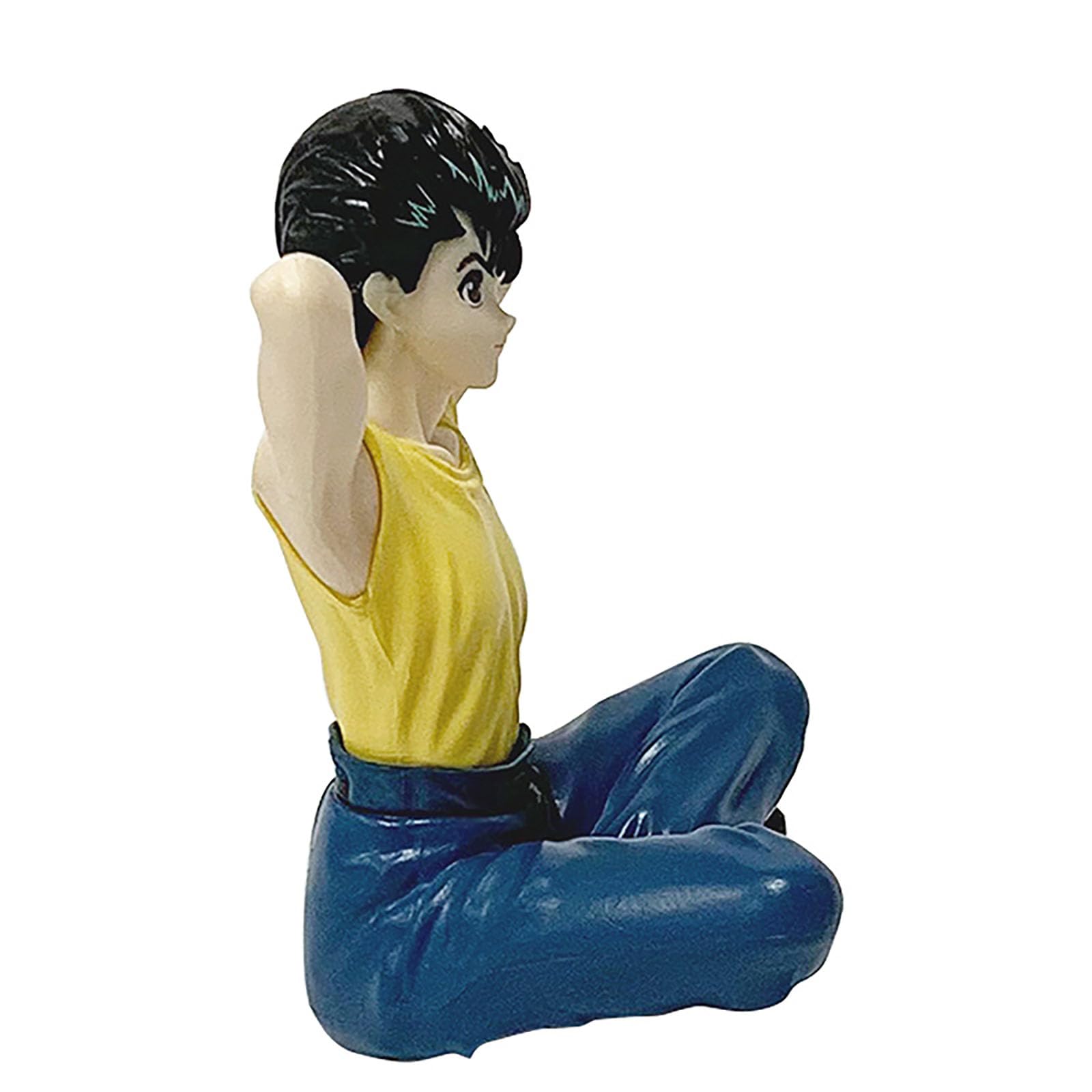Figurine, Figura Yuusuke Urameshi Kurama Hiei Anime(As Shown in Figure 3,Product Height: 8cm/3.15 Inches)