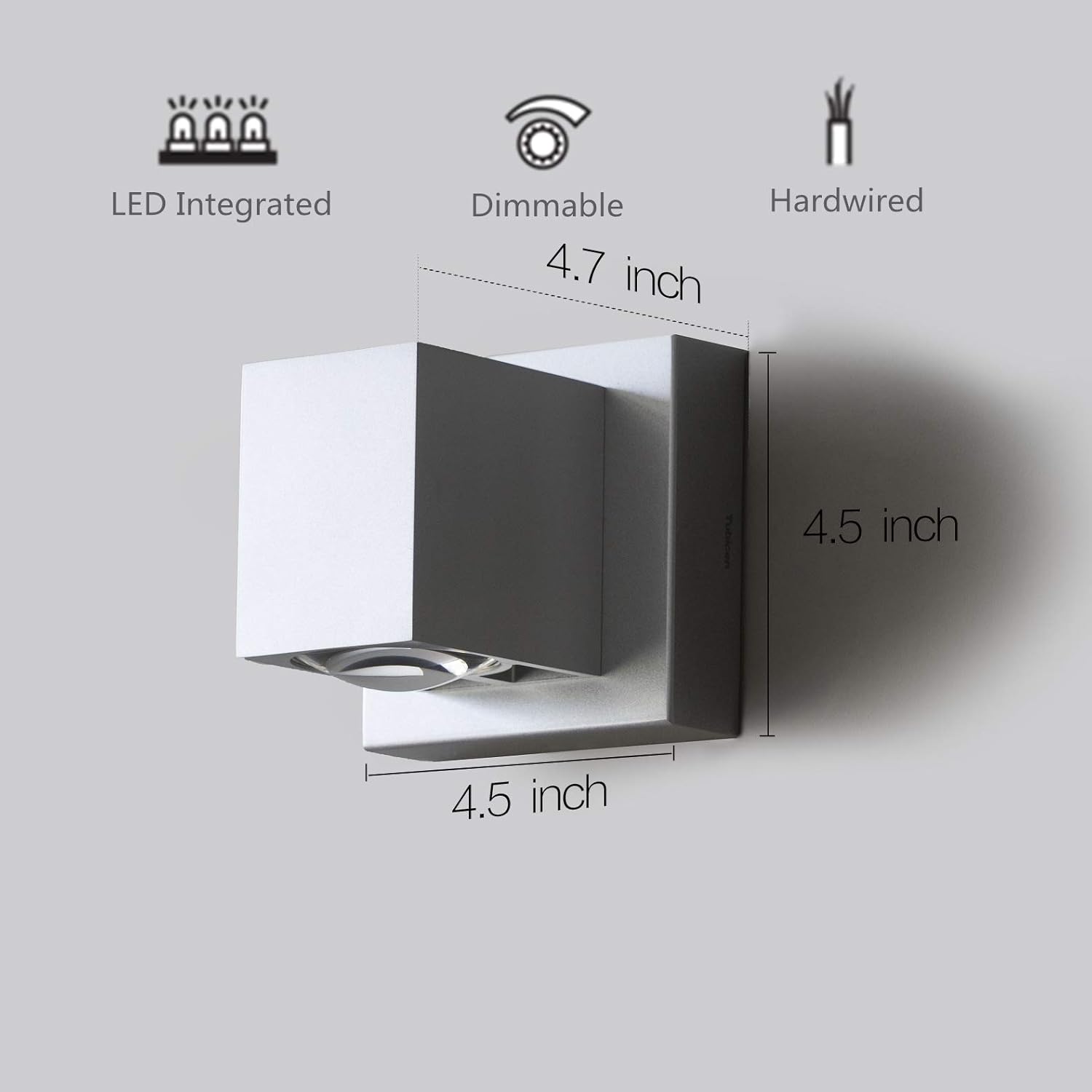 Weekly Top Sale Tubicen LED Dimmable Wall Sconce Lighting Up Down, 10W Powerful Bright Wall Light Fixture, Indoor Wall Mounted Lamp for Living Room Bedroom Hallway Stairway, Grey Flash Deals - 80% OFF Tubicen LED Dimmable Wall Sconce Lighting Up Down, 10W Powerful Bright Wall Light Fixture, Indoor Wall Mounted Lamp for Living Room Bedroom Hallway Stairway, Grey