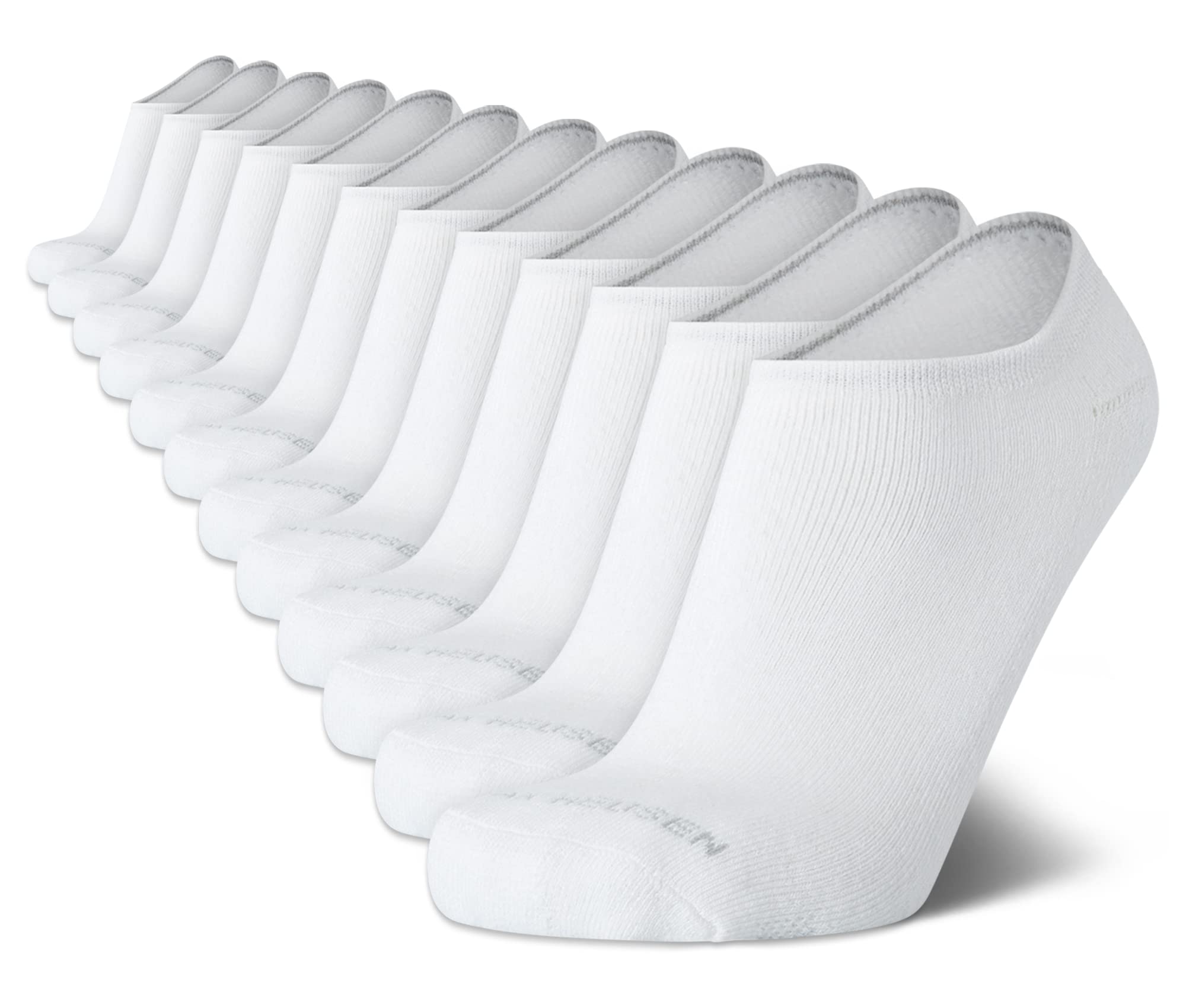 Van Heusen Men's Socks - Low Cut No Show Athletic Performance Ankle Sock Liners (12 Pack)