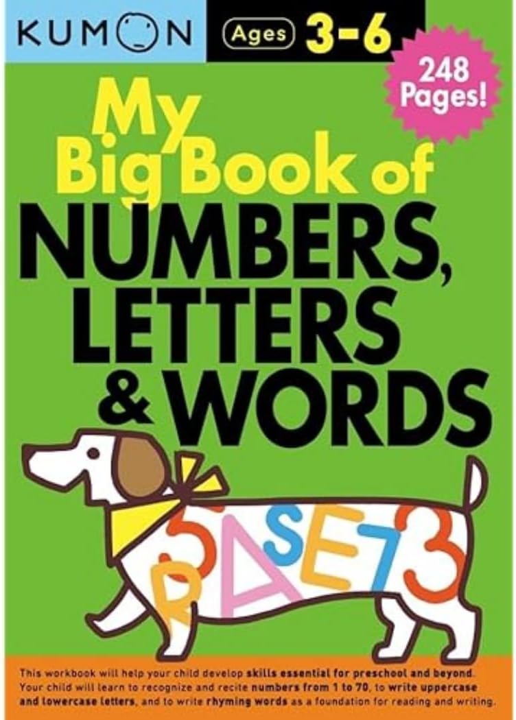 My Big Book of Numbers, Letters & Words (Kumon Workbooks)