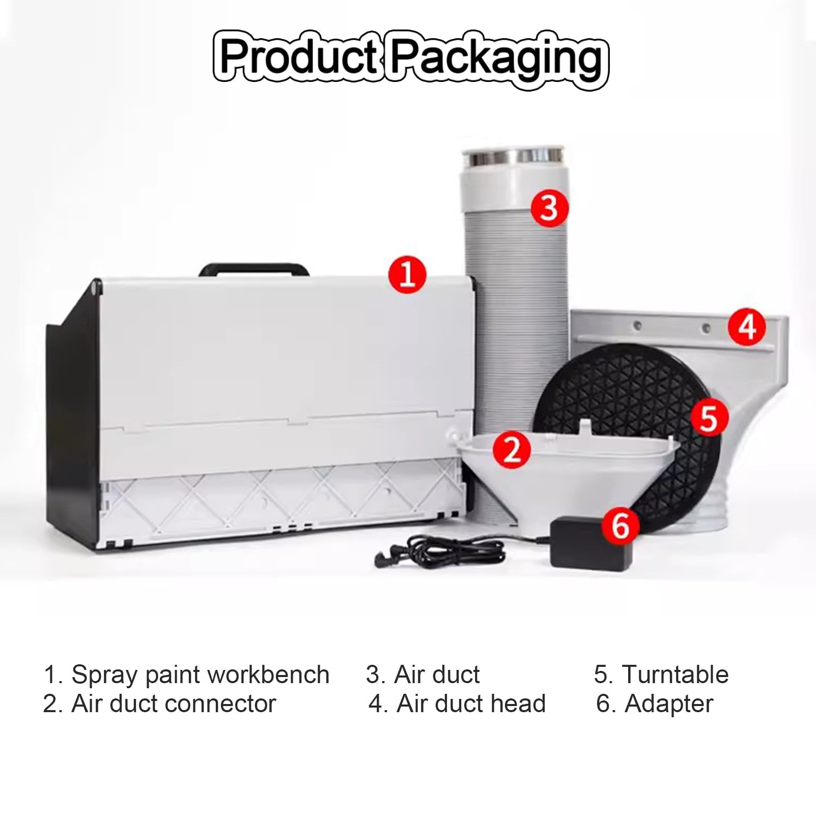 Kit Cabina di Verniciatura per Aerografo, Cabina di Asciugatura per Aerografo Elettrico, Cabina di Asciugatura per Pittura Modello Hobby, per Pittura Modello Artigianale