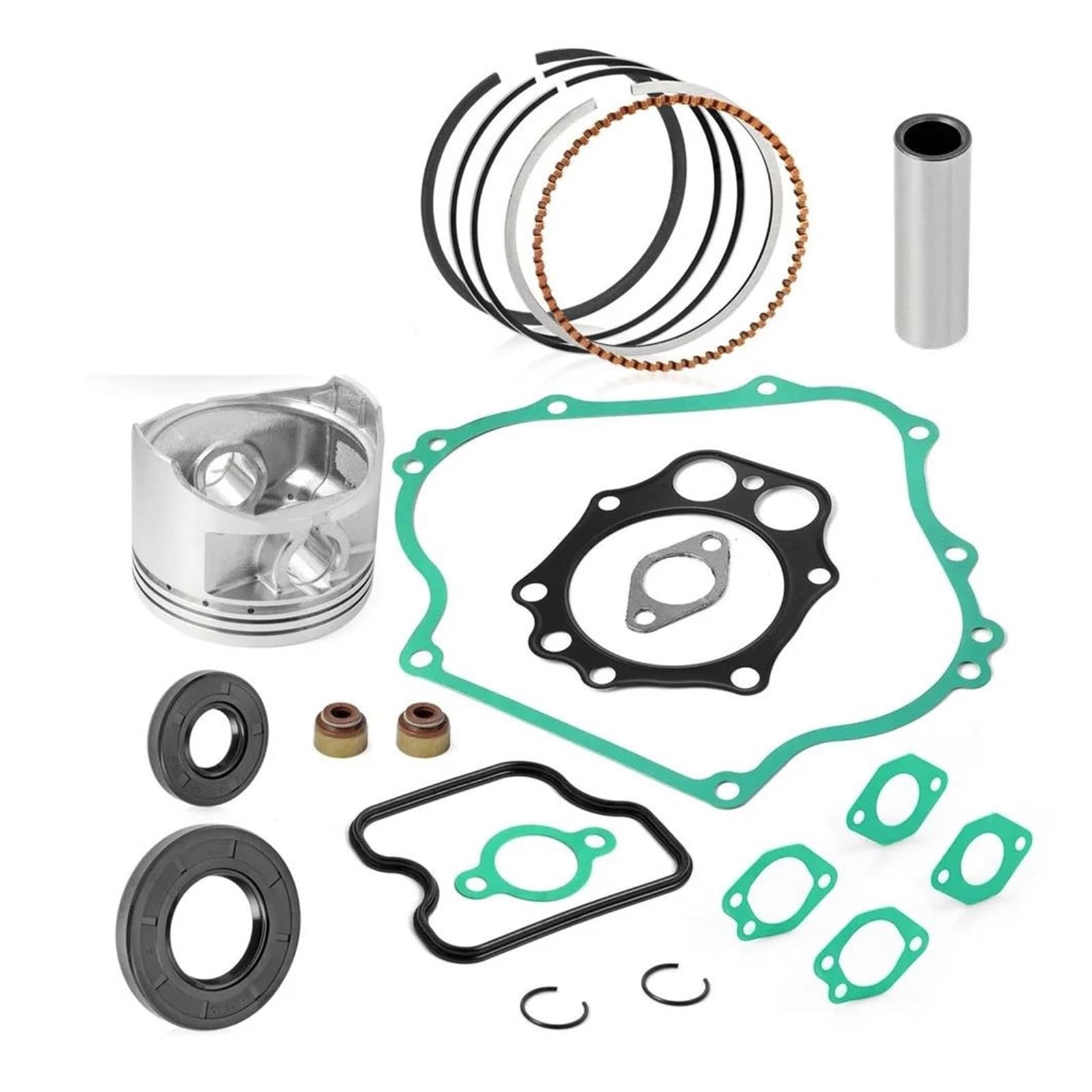 Kit Di Revisione Motore Completo (pistone, Fasce Elastiche, Guarnizioni E Paraolio) Per Golf Cart DS Precedent FE350 1996-2006 1017449-01