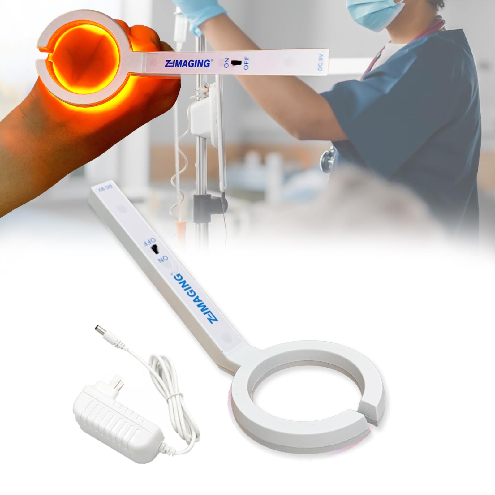 Handhold Infrared Vein Finder Viewer Illumination Detector Handy Efficiency Vein Locator Easily Locate Veins On Various Skin for IV Access-image-14