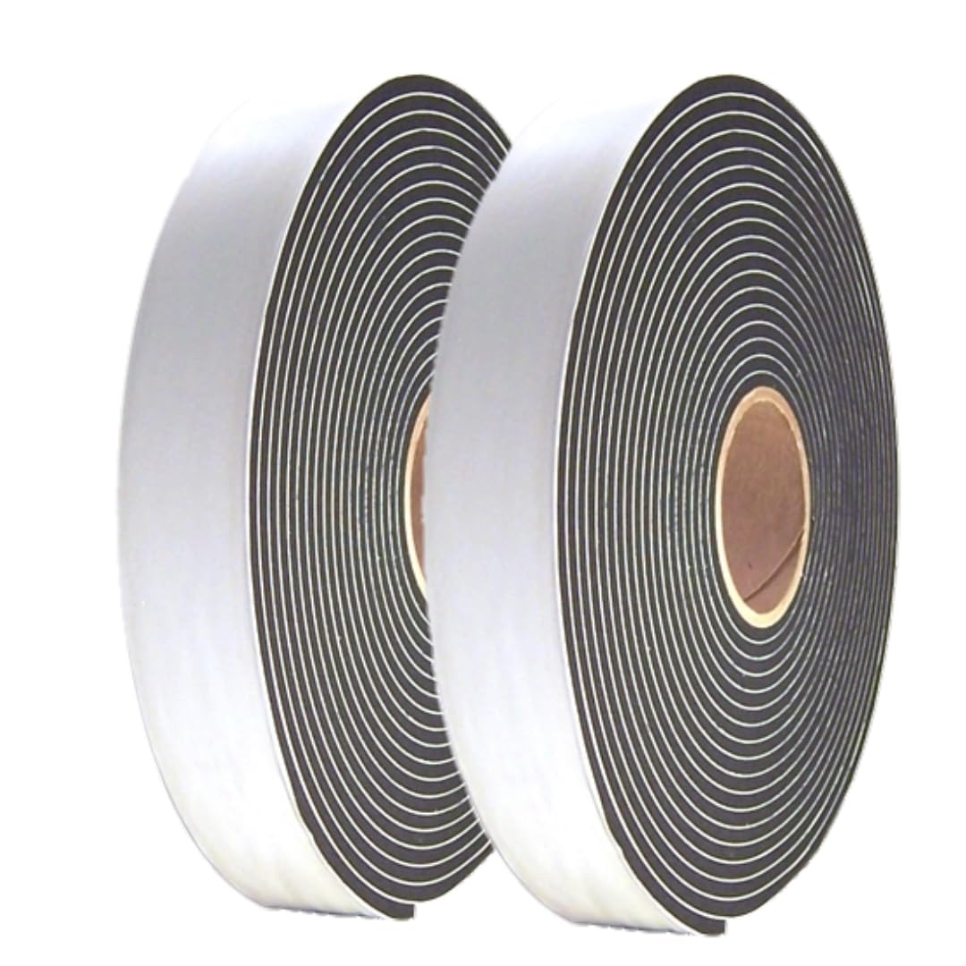Royal Products Sigle Side High Density Adhesive foam Tape, Wheather Strippling Doors and Windoow Insulation Soundproofing - (Size: 30 x 3 x 10m), (Black, Pack of 2) (B0CG25WBS4) Amazon Price History, Amazon Price Tracker