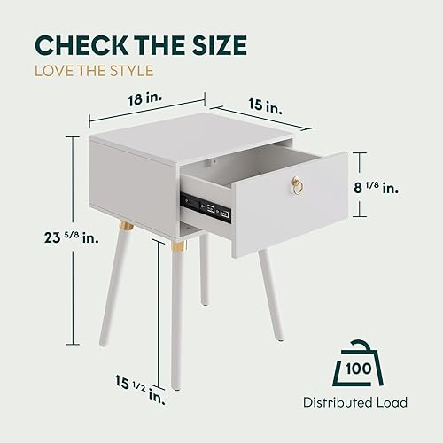 Miniatura 112 de Bme Dinkee - Base de cama de tamaño matrimonial sin cabecera, 15 pulgadas, minimalista y moderna, madera de acacia, 12 listones de madera para