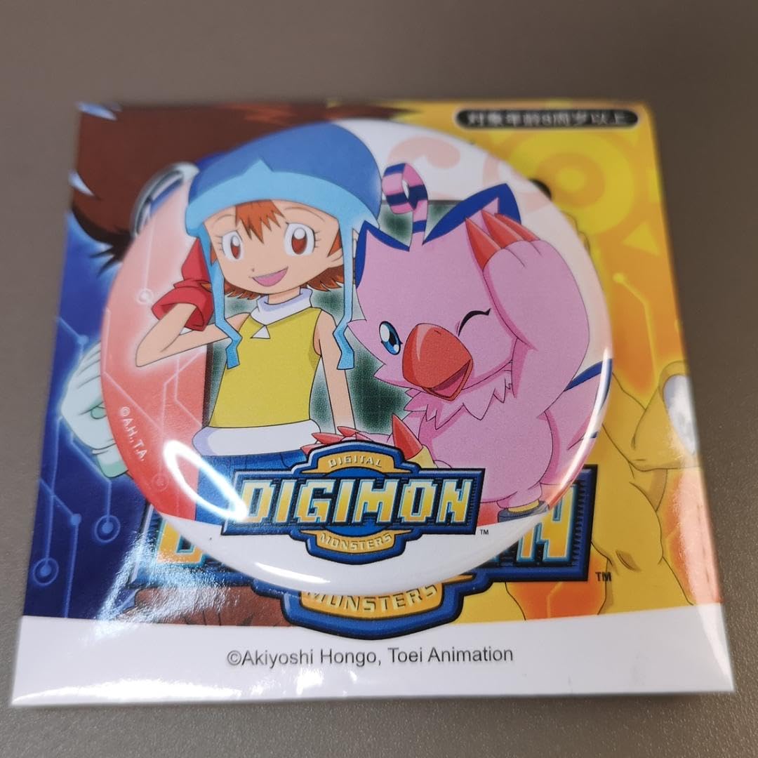 デジモン 空&ピヨモン 缶バッジ デジモンアドベンチャーtri ドでか缶バッジ 3rd 武之内空