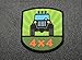 BritKitUSA 4x4 Woven Morale Patch Overland Trail 4WD Outdoors Hook & Loop Backing