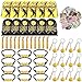 Jenaai 148 Pcs Softball Party Favors Include Softball Drawstring Bags Softball Charm Bracelets Softball Keychain Softball Hair Ties Softball Stickers, Softball Gifts for Girl Women Birthday (Classic)