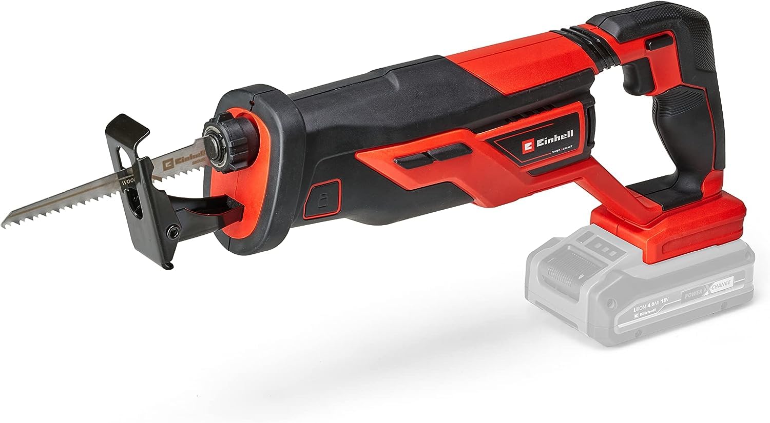 Einhell Sierra universal con batería TE-AP 18/26 Li-Solo Power X-Change (18V, 26 mm altura de carrera, 18 cm profundidad de corte en madera, incl. hoja de sierra, alcance sin batería ni cargador)