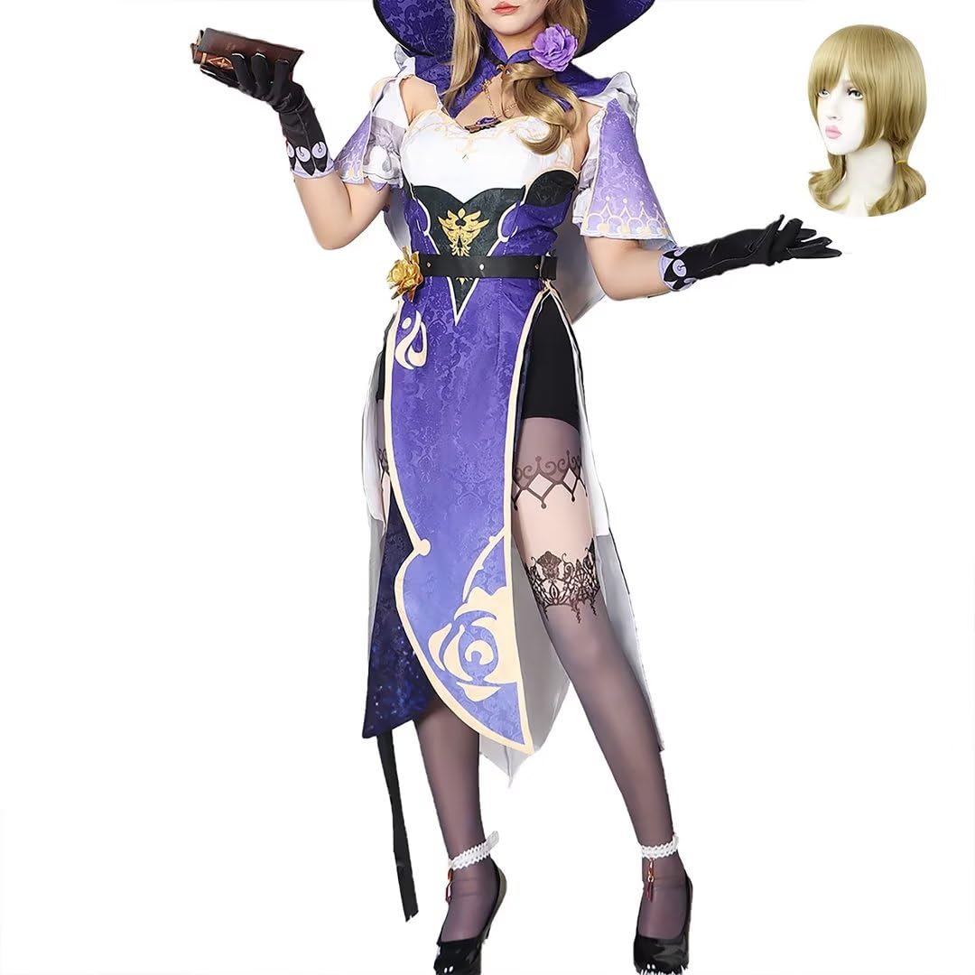 Amazon.co.jp: [エルフ森林] リサ コスプレ 衣装 ウィッグ付き