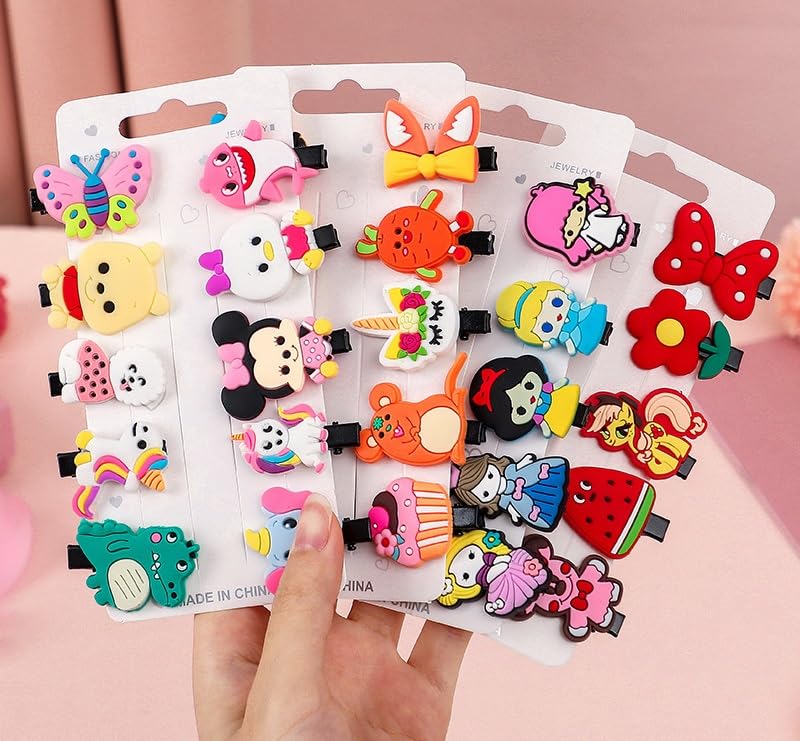 SP Cute cartoon/emoji characters Hair clips for kids and girls || Fancy hair clips for kids || Cute Barrettes Clips|| pack of 10pcs(Get 2pcs sequin clips with this) (B0CMDRFHV8) Amazon Price History, Amazon Price Tracker