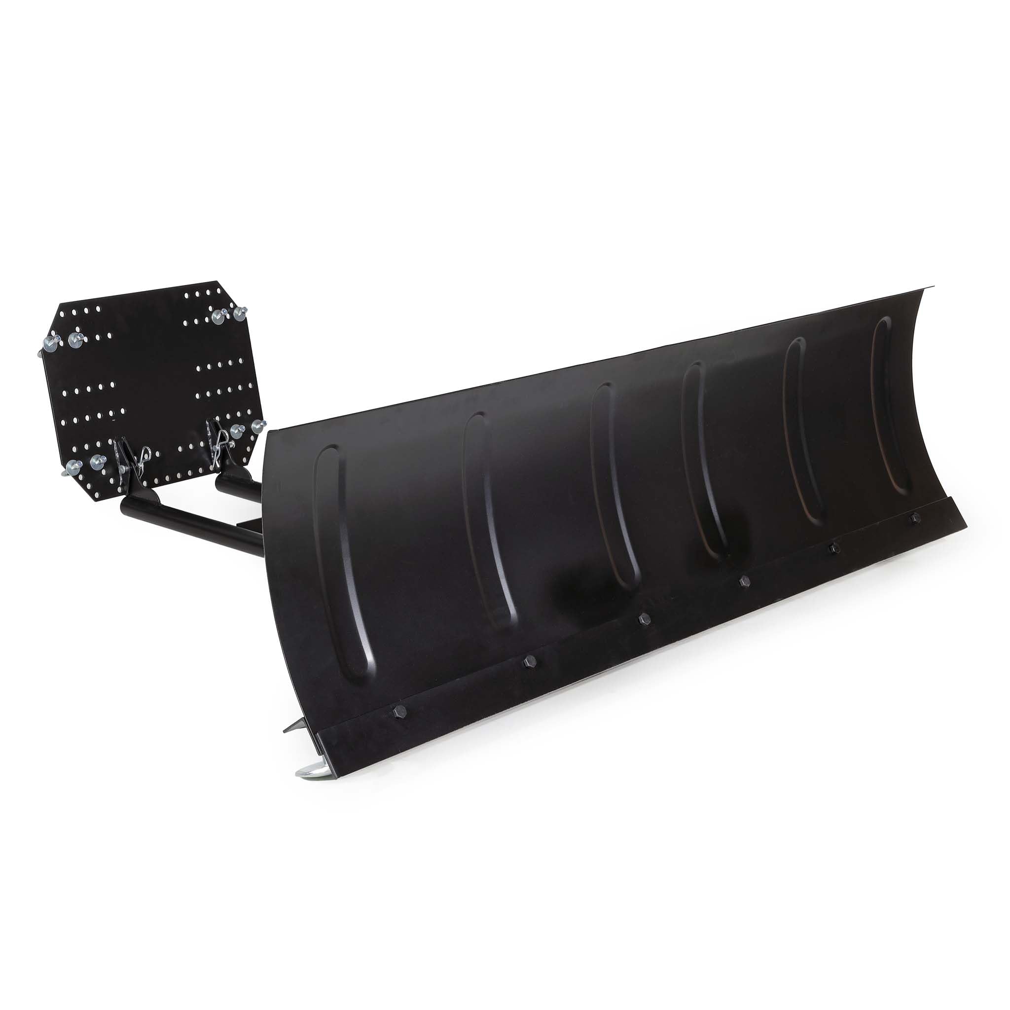 WilTecSnow Plough 140 x 40 cm with SPCC Steel Blade, Suitable for Quads, ATVs, Small Tractors and Other Vehicles, Snow Plow with Adjustable Angle, Snow Shovel