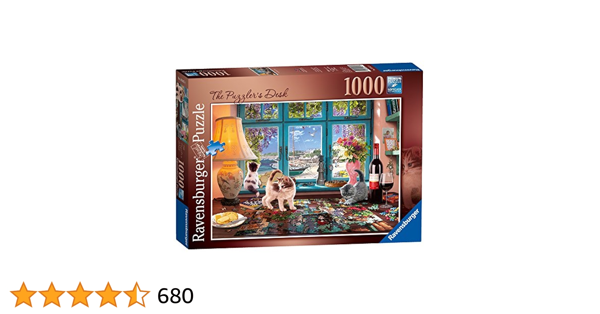 ジグソーパズル 1000ピース Puzzler's Desk ラベンスバーガー Amazon.com: Ravensburger The Puzzler's Desk 1000 Piece
