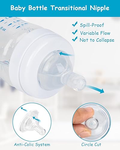 Miniatura 3 de Boquilla de silicona para biberones anticólicos Philips Avent, flujo 4, 19.7 ft+, flujo extra rápido, 4 unidades