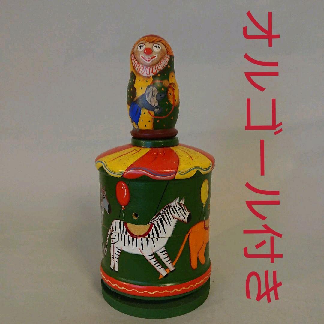 ロシア木製おもちゃオルゴールハンドメイド