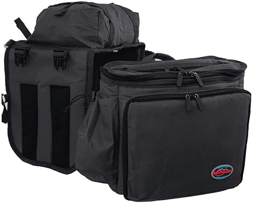 Miniatura 2 de Reinsman Bolsa de sillín de lujo aislada a prueba de fugas con bolsa de cantle adicional y correas