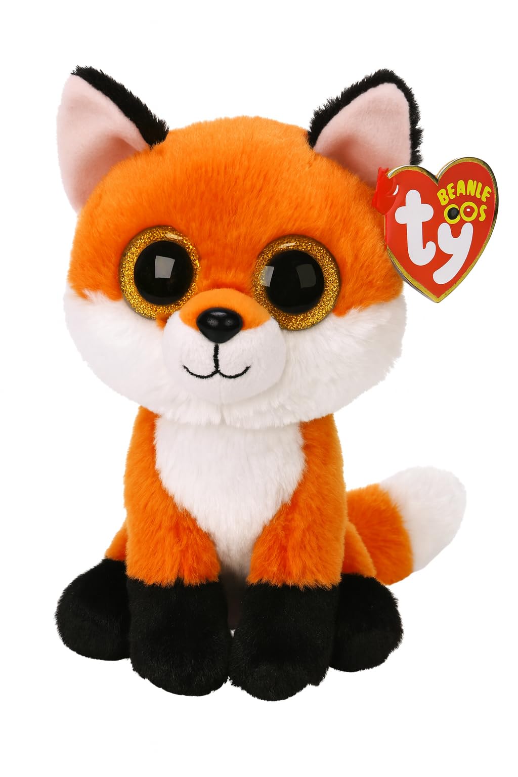 Ty - Beanie Boo's - Meadow The Fox Soft Toy, 15 cm, Tricolour, TY36379