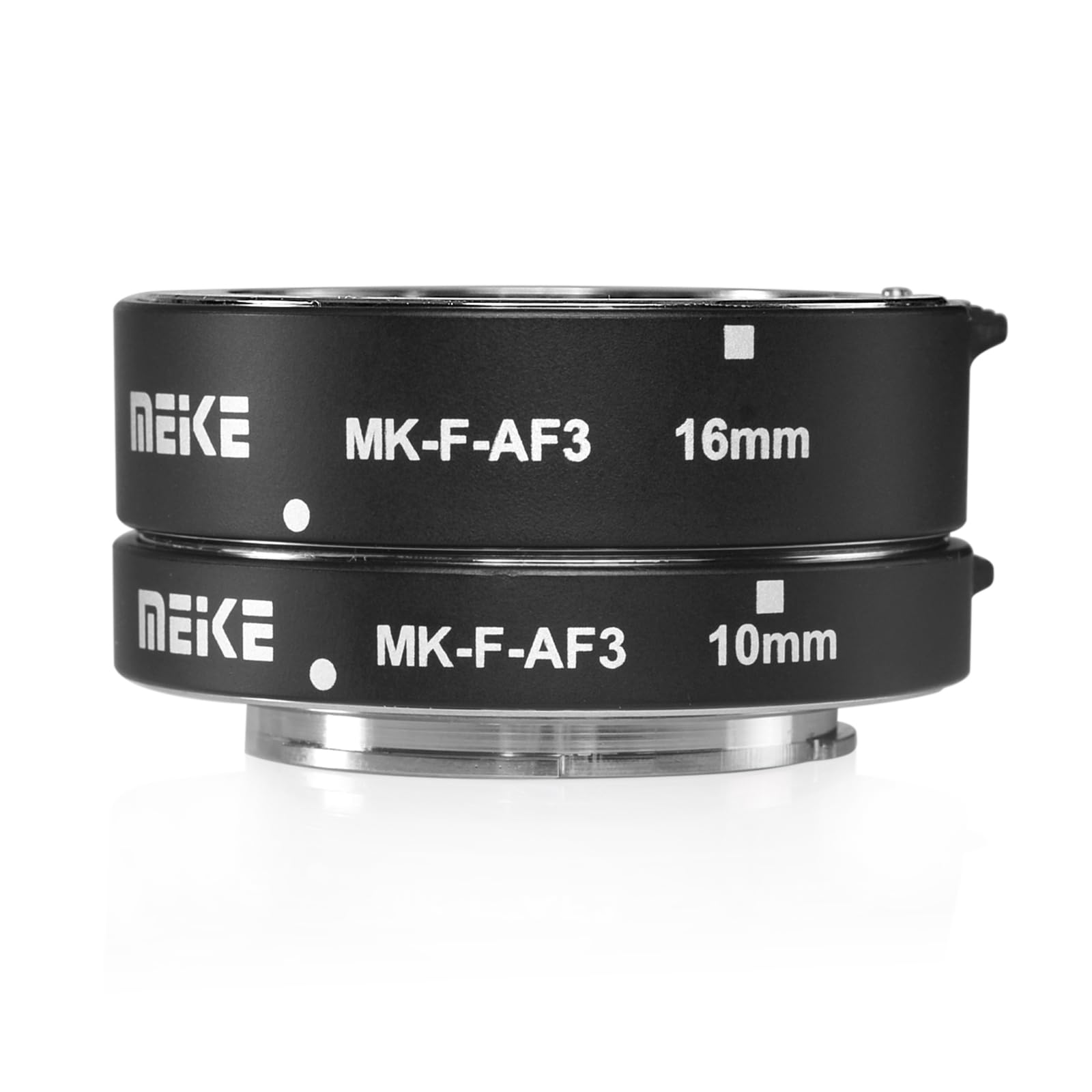 Meike MK-F-AF3 Metall-Autofokus-Verlängerungsrohr für Fujifilm spiegellose Kamera X-T1 X-T2 X-T3 X-T10 X-T20 X-T30 X-Pro1 X-Pro2 X-A1 X-E1 X-E2 X-E3 (10mm+16mm)