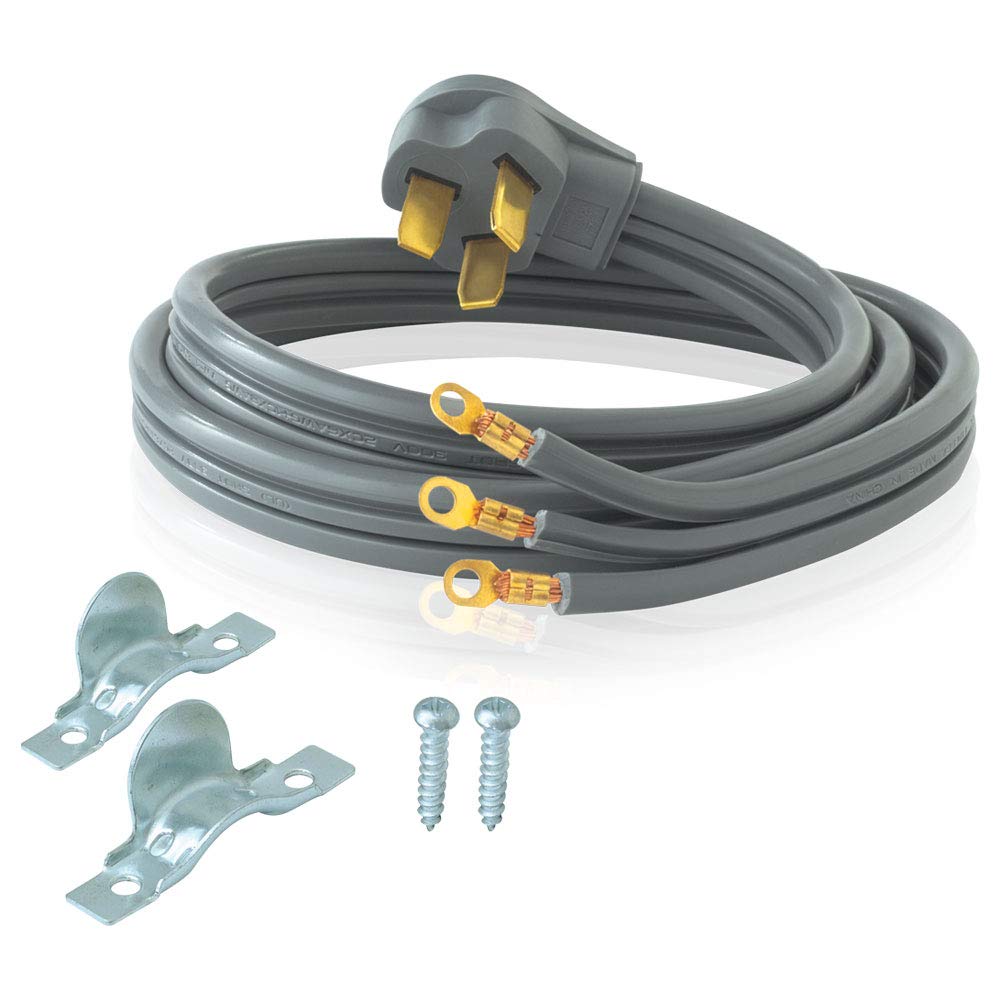 Eastman 4 Feet Electric Dryer Cord, 50 Amps 3-Prong Wire, 61241
