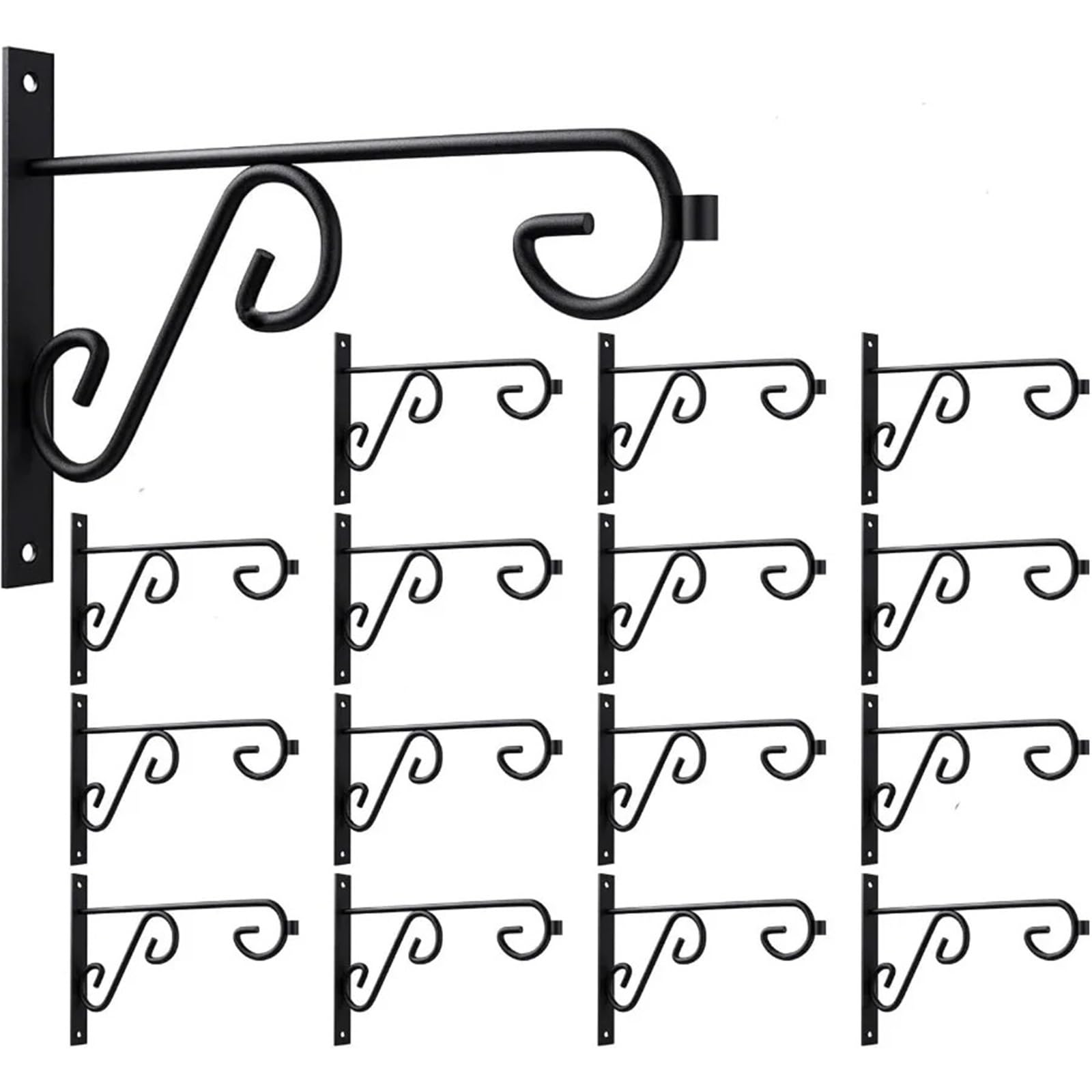 Huwoyg One Color 16 Pack Plant Hanger 6Inmetal Wall Hook Antirust Indoor Outdoor Hangers For Bird Feeders Planters Lanterns Wind Chimes Door For Plants