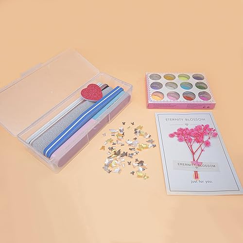 Miniatura 9 de Lokyango Caja de herramientas de manicura transparente, caja de almacenamiento personal para uñas, caja de almacenamiento para organizar, caja de