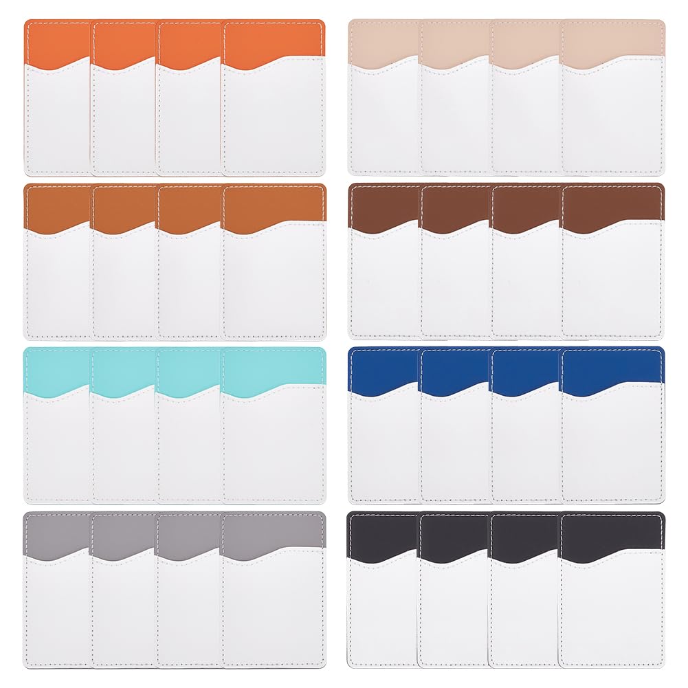 Carteras de teléfono en blanco por sublimación ORIGACH con tarjetero de piel sintética en 8 colores 6