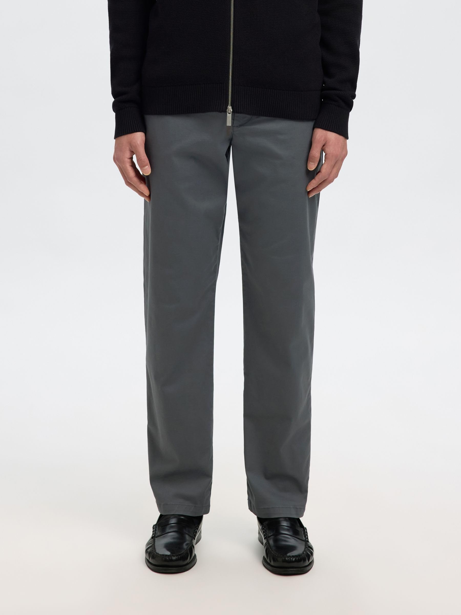 SELECTED HOMME Slhstraight-new Miles 196 Flex Pants W N - Chino Mężczyźni