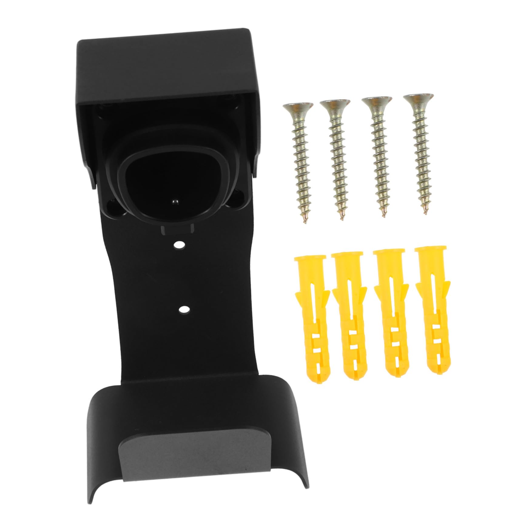 Cabilock Supporto a Muro per Caricabatterie Veicoli Elettrici, Organizer per Cavi e Caricatori Ev, Gancio per Cavo, Installazione Semplice, Metallo e Plastico