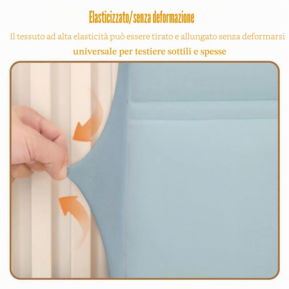 Copri Testata Letto Matrimoniale/Singolo Imbottito Premium,Copri Testiera Letto Universale,Copritestiera Letto Velluto Fodera Elastica Protezione Addensare Anti-Graffio ( Color : Beige , Size : 180cm(