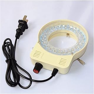 XuuSHA Acessórios de microscópio digital portátil, anel de fonte de luz com microscópio, brilho da luz, acessórios ajustáveis para microscópio