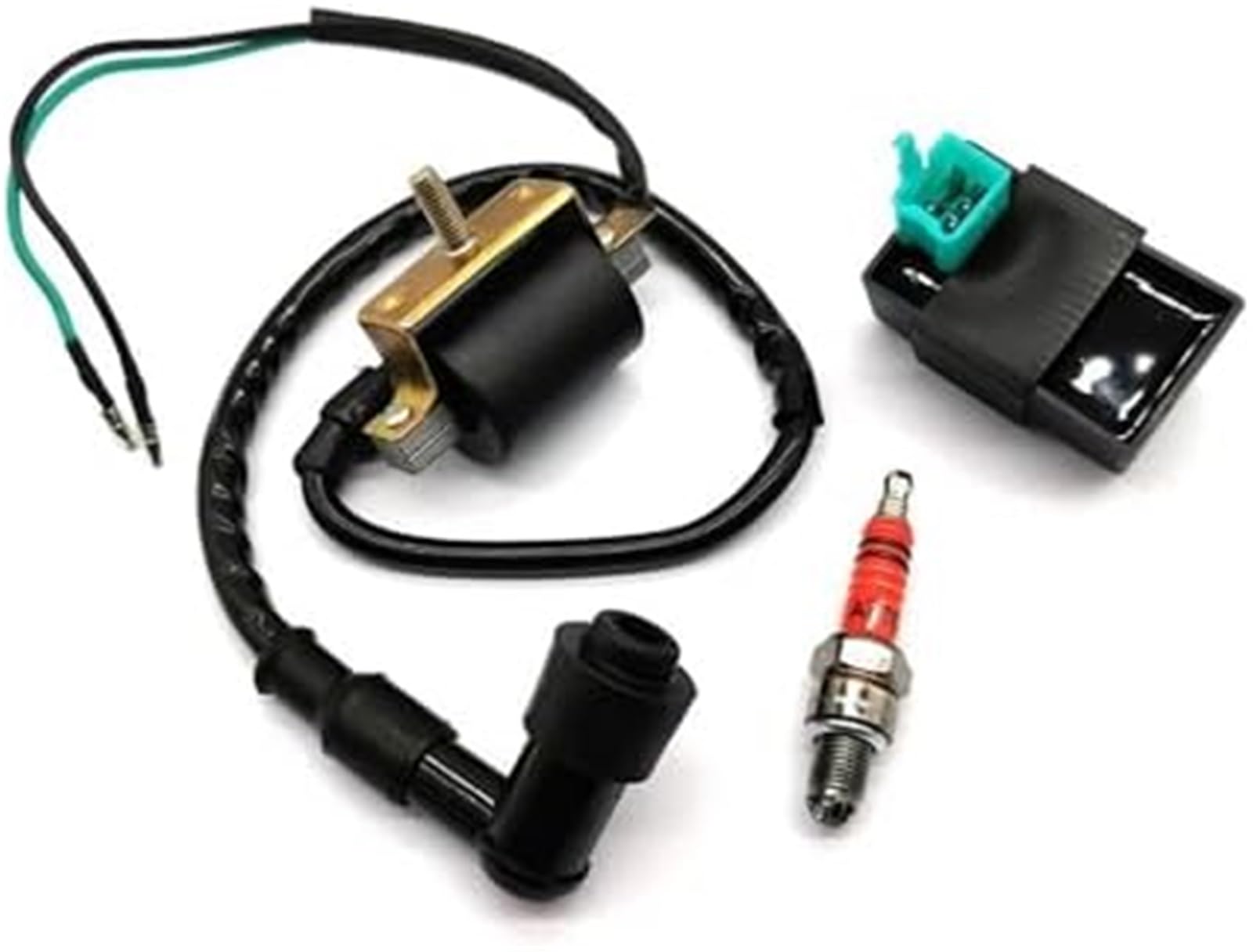 Zestaw cewek zapłonowych Moto Skrzynka cewki zapłonowej motocykla 5-Pin Ac Cdi, dla Spark A7TC Xl185 Xl Xr 70 75 80 100 125 175