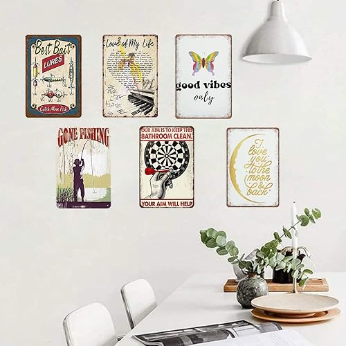 Miniatura 5 de Cartel de metal con inscripción en inglés «Chakra Knowledge», placa de metal, infografía para club, cafetería, sala de estar, cocina, dormitorio,