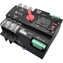 ATS 2P 3P 4P 230V AC Dual Power Transfer Switch Uninterrupted Control 63A 100A 125A2P 220V WiFi ATS,100A