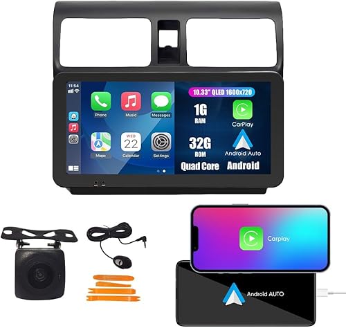 Miniatura 32 de Kunfine Coche Android Navegación Estéreo GPS Radio Reverse Cámara Pantalla 10 "IPS Pantalla Táctil Headunit Tablet Pad Media Player para Suzuki