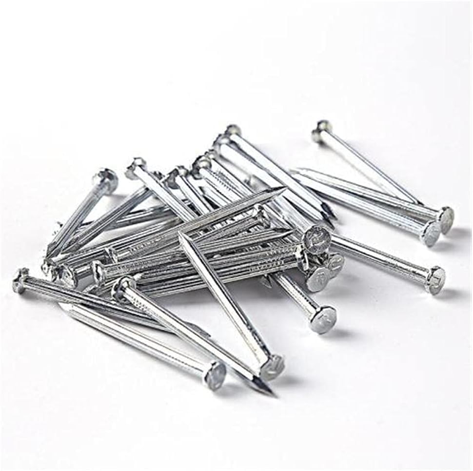 Clavos AWMSHUN, 2 pulgadas, 135 piezas, para madera y tableros, galvanizados, resistentes al óxido miniatura 5