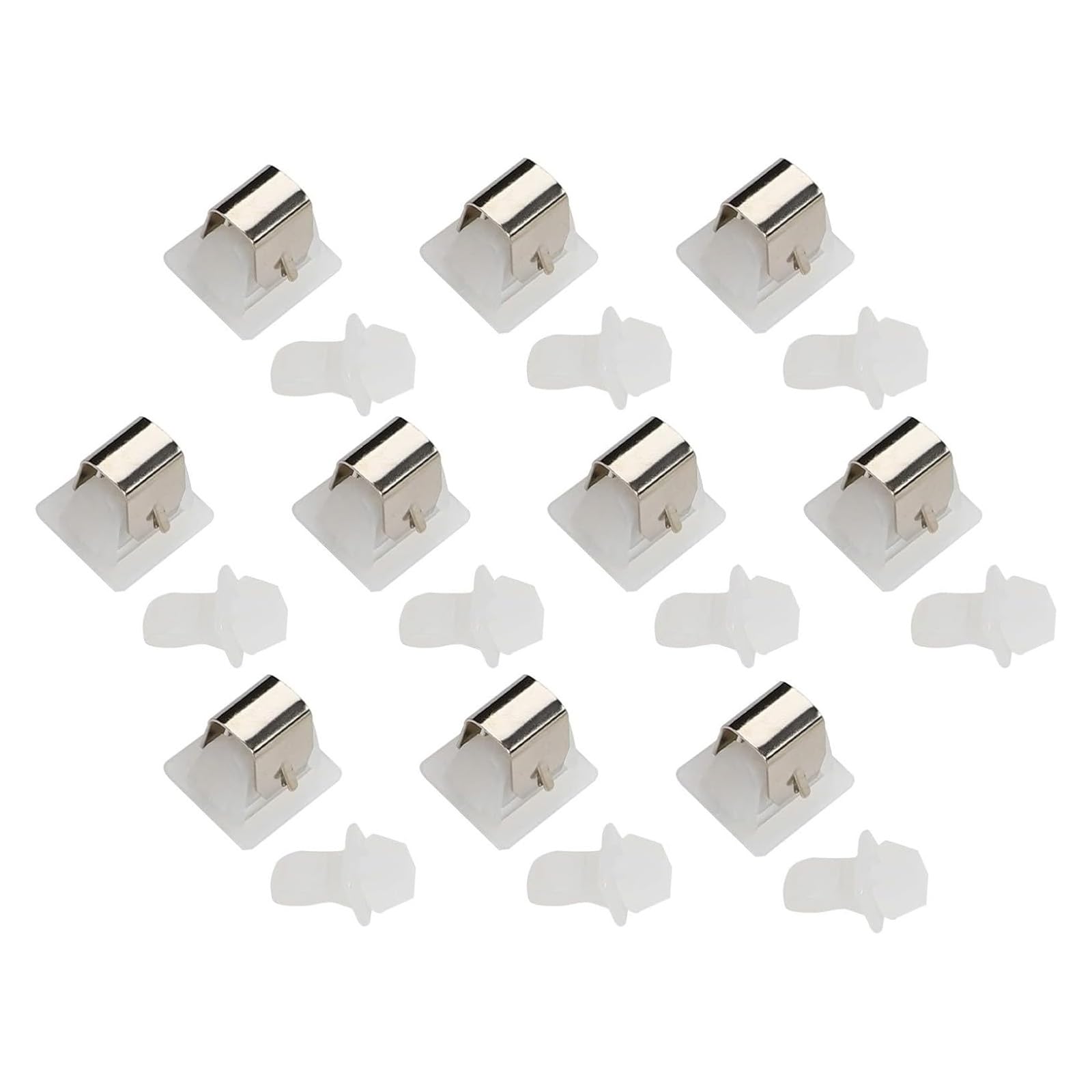 Mekalero Universals Appliance Door Latches Dryer Door Latches Set Doors Fastener Repair Set for 306436 27957 Enduring for Clothes