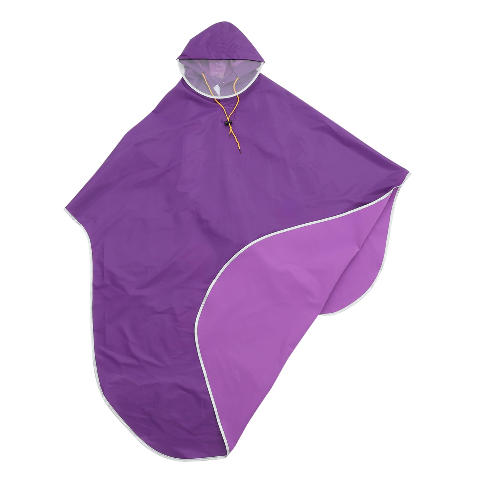 Garneck Antipioggia per Bici e Scooter Poncho Cappuccio Antivento Oxford Pvc Design Unisex Unica Leggero e Portatile
