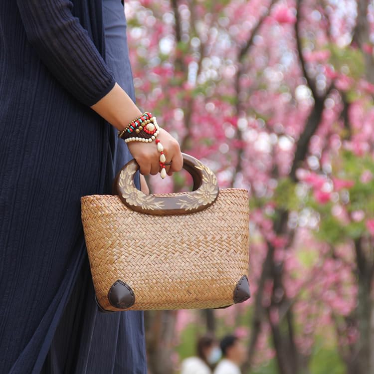 Bolso Tote de Verano Boho Hecho a Mano para Mujer miniatura 6