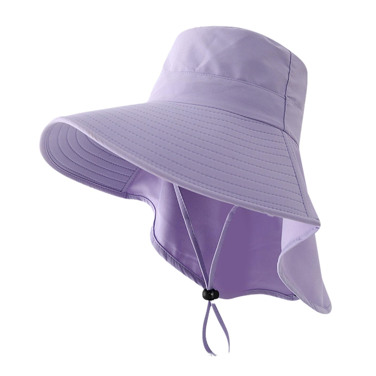 matumou Large Brim Bucket Hat, Outdoor UPF 50+ UV Hat, Waterproof Breathable Face Neck Flap Cover Folding Hat for Men, Women